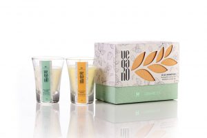 Estojo de Velas Aromáticas (Hortelã e Laranja) - 30g cada